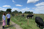 Theresa Villiers visits an ice-cream farm in Hertsmere