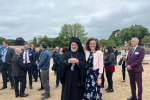 Theresa Villiers and Archbishop Nikitas of Thyateira and Great Britain