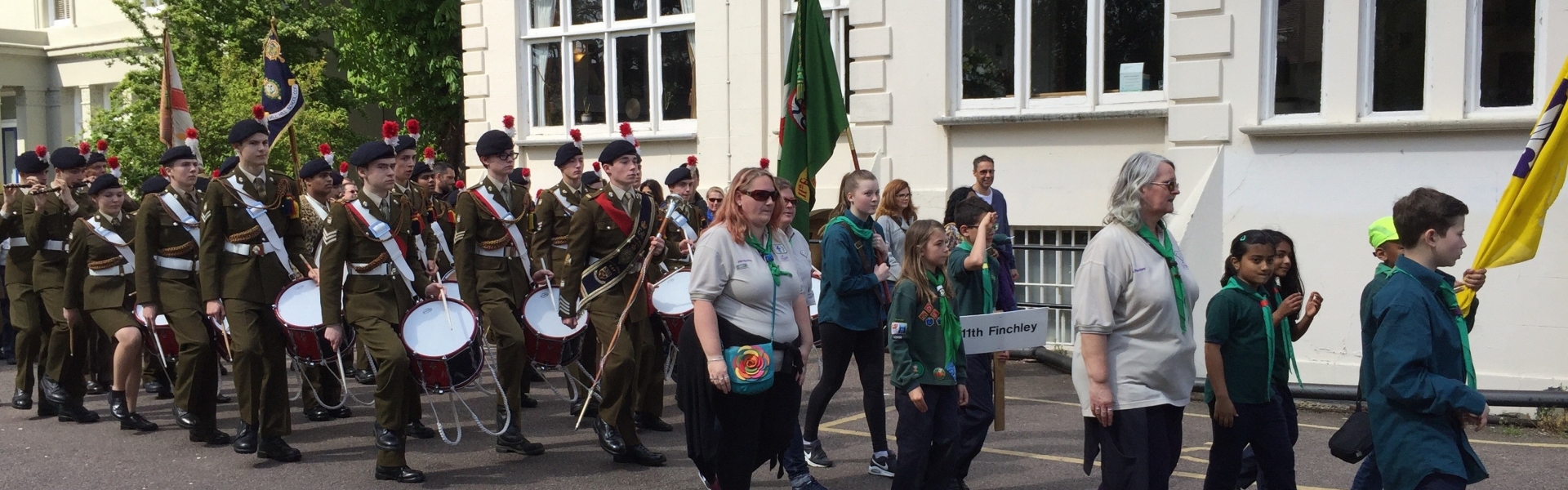 Scout parade Finchley
