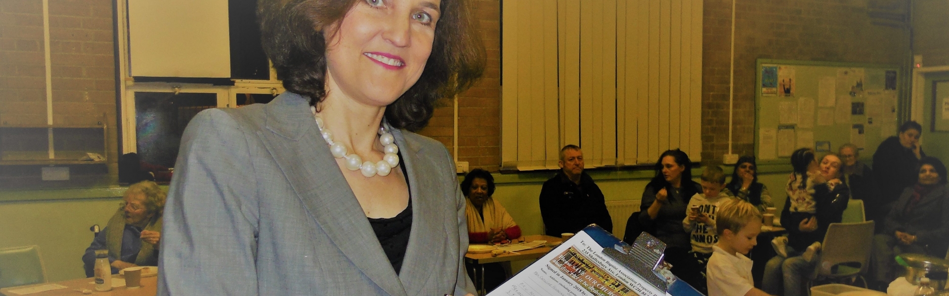 Theresa Villiers supports "Save our church" campaign