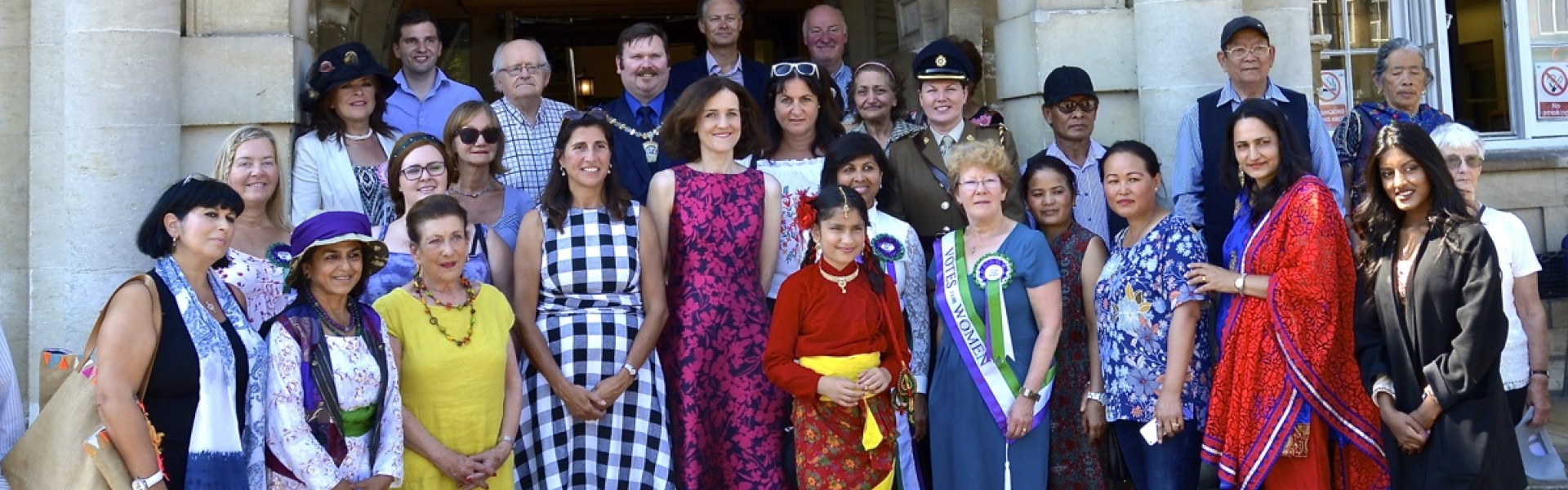 Villiers attends Pankhurst party to celebrate suffragettes