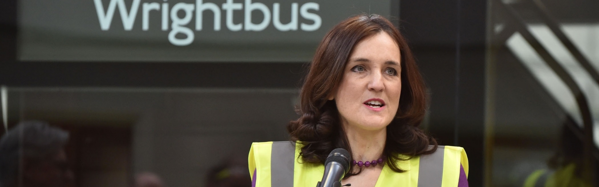 Theresa Villiers visits bus factory
