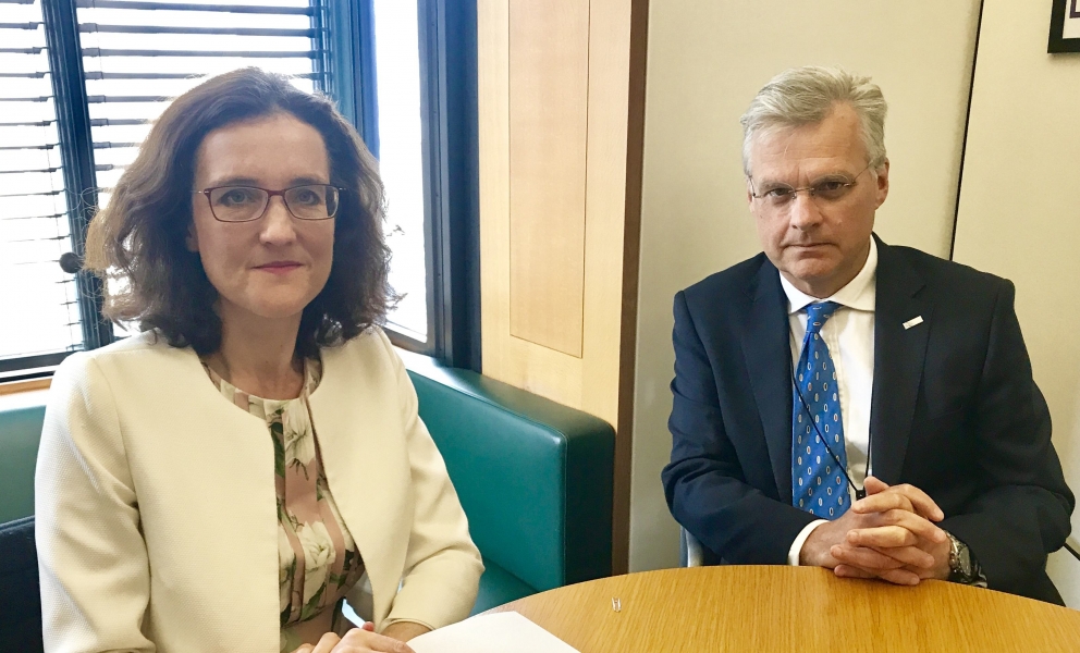 Theresa Villiers MP meets Mark Carne of Network Rail