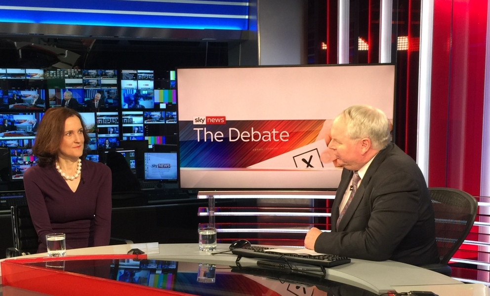 Theresa Villiers on Sky News