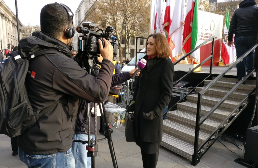 Villiers TV interview Iran