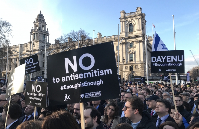 anti-Semitism rally 