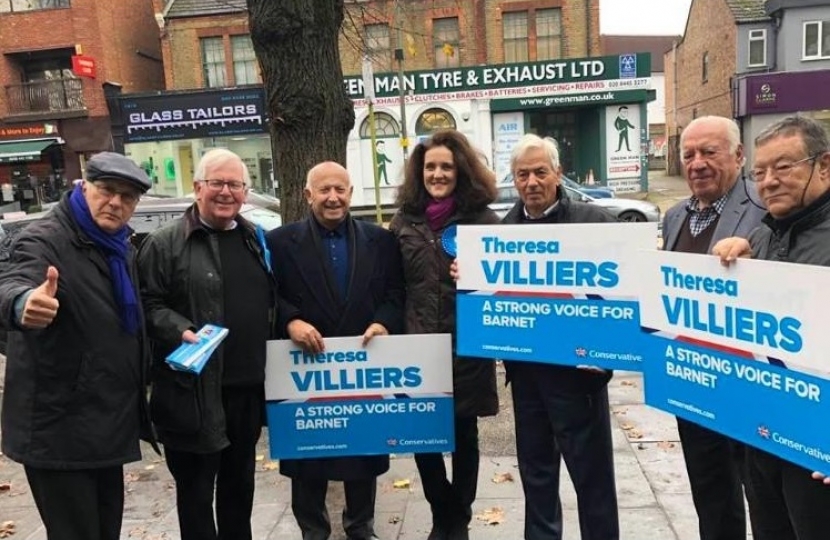 Cypriot community turn out to campaign for Theresa Villiers
