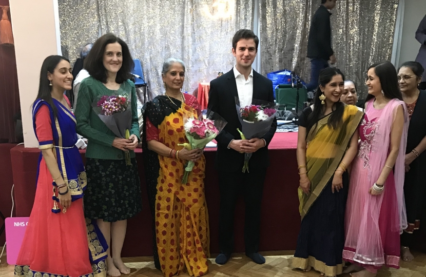 Theresa Villiers attends Navratri celebration in 2019