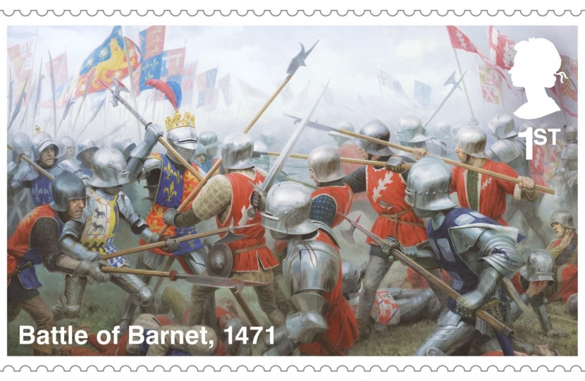 Battle of Barnet Stamp