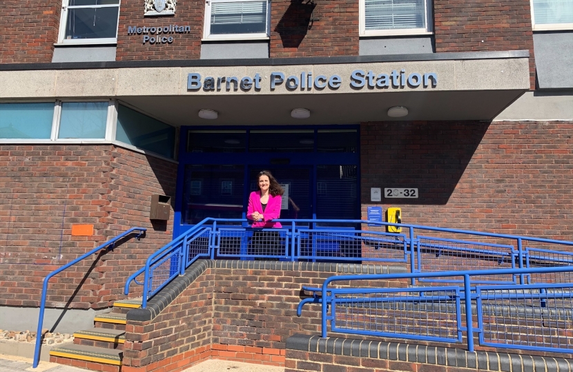 Theresa Villiers MP campaigning to save Barnet Police Station