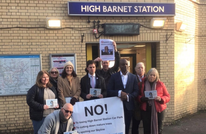 Theresa Villiers campaigns to save station car parks