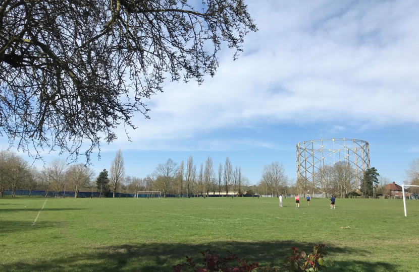 Victoria Recreation Ground in New Barnet