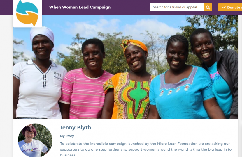 Micro Loan Foundation "When Women Lead" campaign