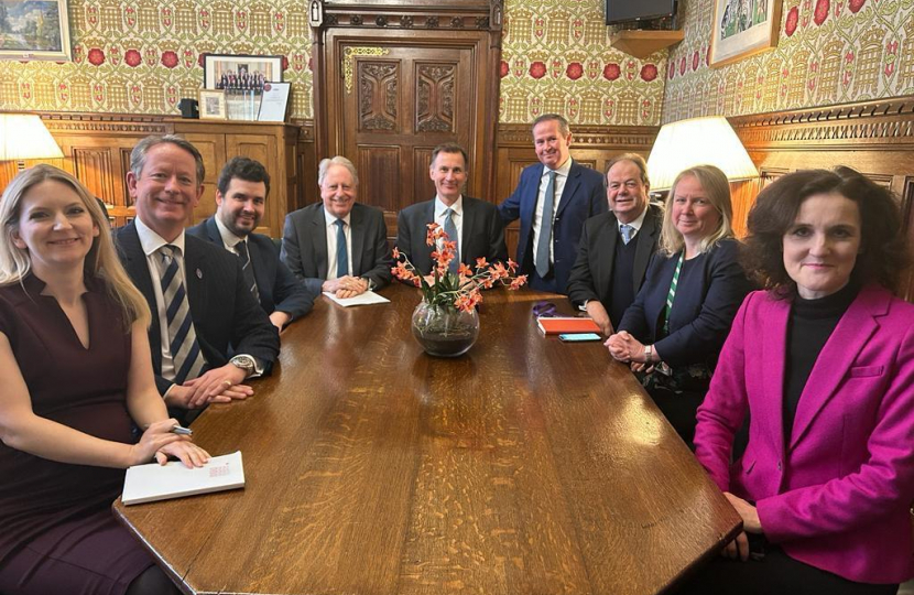 Theresa Villiers and London Conservative MPs meet the Chancellor of the Exchequer