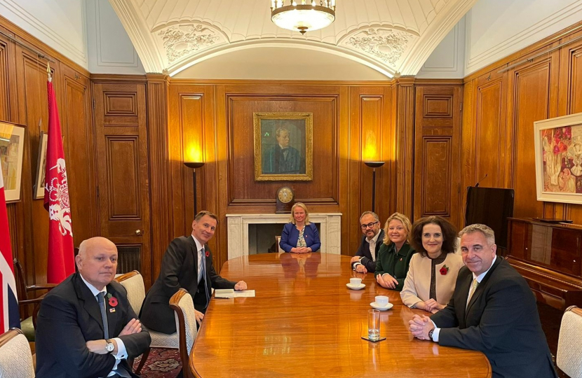 MPs meet Chancellor Jeremy Hunt