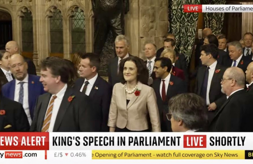MPs taking part in procession at State Opening of Parliament