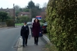 Theresa Villiers goes on the beat with neighbourhood police team in New Barnet