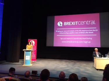 Theresa Villiers at Brexit Central fringe meeting