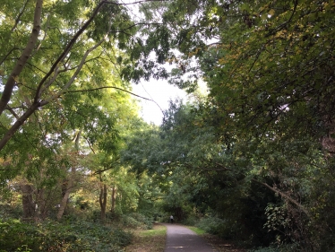 Part of the Pymmes Brook trail in the Brunswick Park area which Theresa Villiers MP believes should remain part of the Chipping Barnet constituency