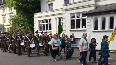 Scout parade Finchley