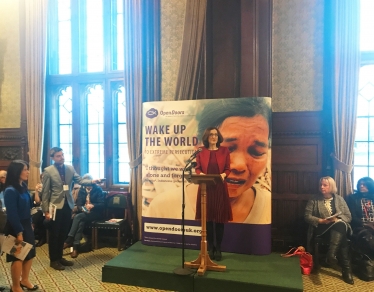 Theresa Villiers launches Open Doors WorldWatchList