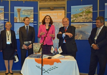 Theresa Villiers Cyprus event