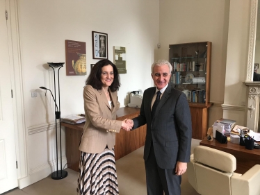 Theresa Villiers meets Cyprus High Commissioner