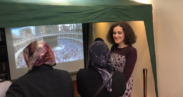 Theresa Villiers at North Finchley Mosque
