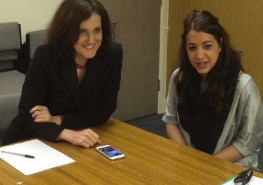 Theresa Villiers meets Start Up Loan entrepreneur in Barnet