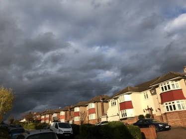 Storm clouds over Barnet