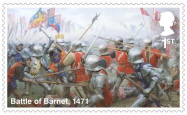 Battle of Barnet Stamp