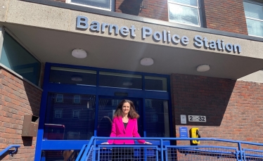 Theresa Villiers campaigns to save Barnet Police Station