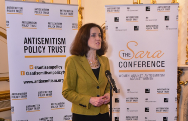 Theresa Villiers addresses 2018 conference on antisemitism